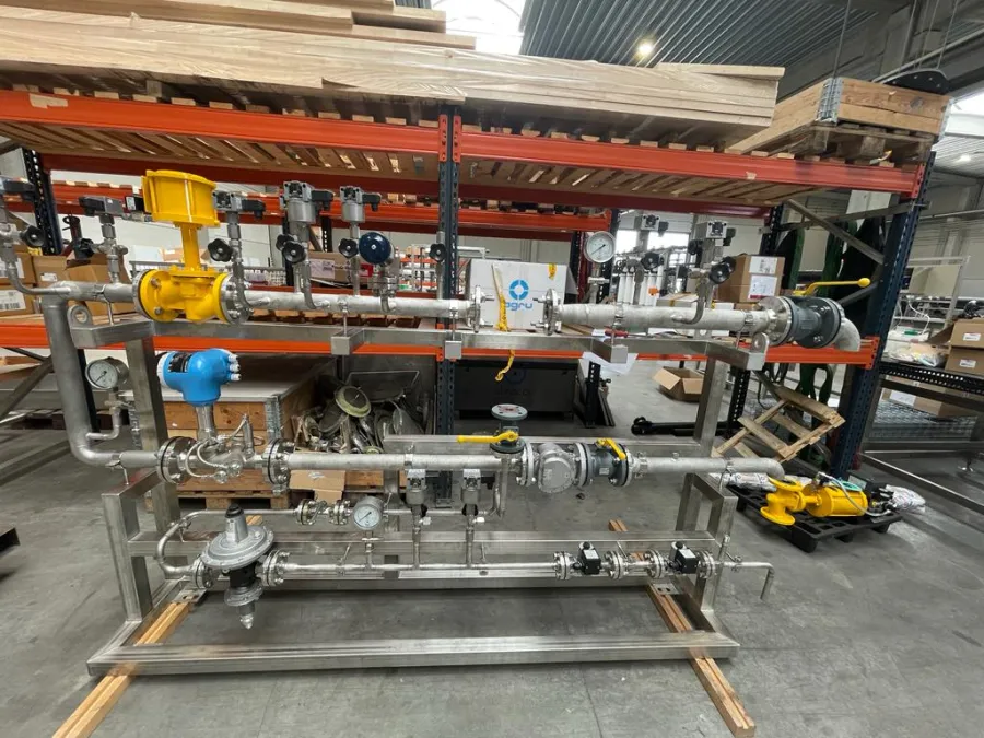 Gas trains and control cabinets | Environ Engineering